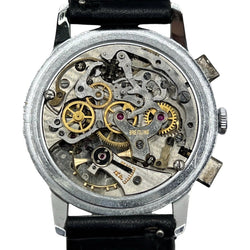 BREITLING "Premier Chronograph" Watch in Stainless Steel and Leather
