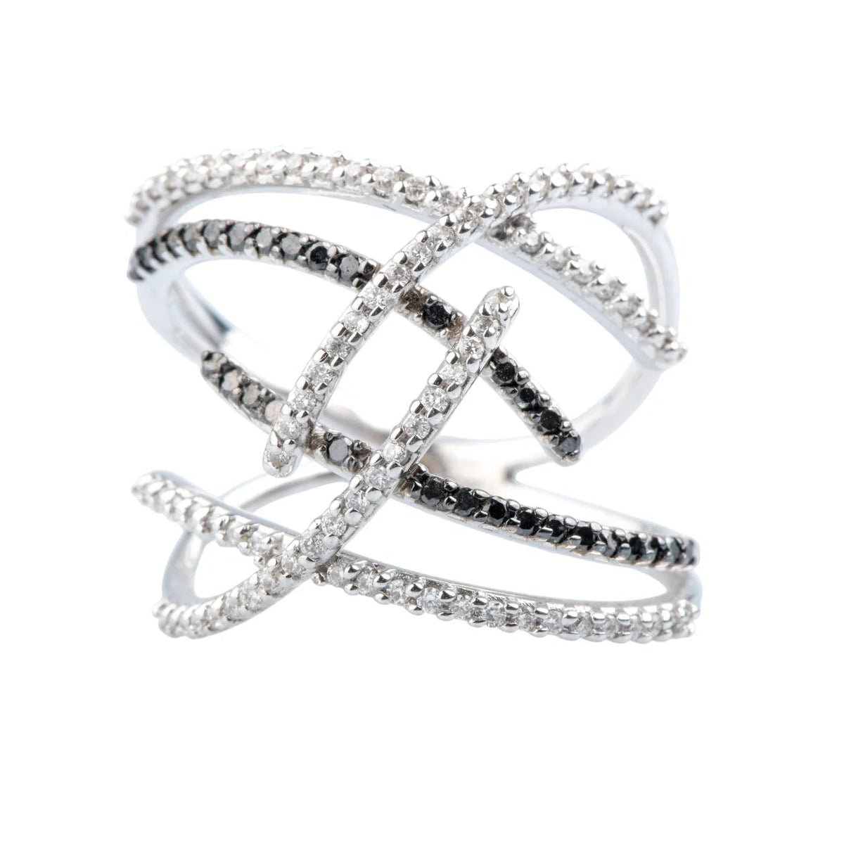 White Gold Diamond Pave Ring
