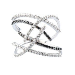 White Gold Diamond Pave Ring