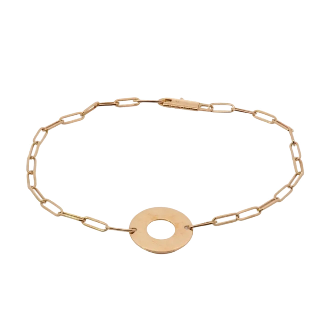 Bracelet Maille DINH VAN R14 en or jaune