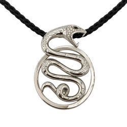 BOUCHERON "Trouble Serpent" GM Pendant in white gold and diamonds