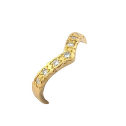 Yellow Gold and Diamond Ring