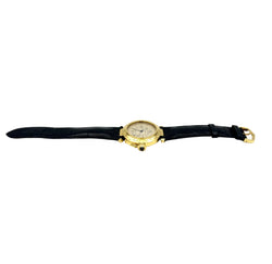 CARTIER "Pasha" Watch in Yellow Gold and Leather