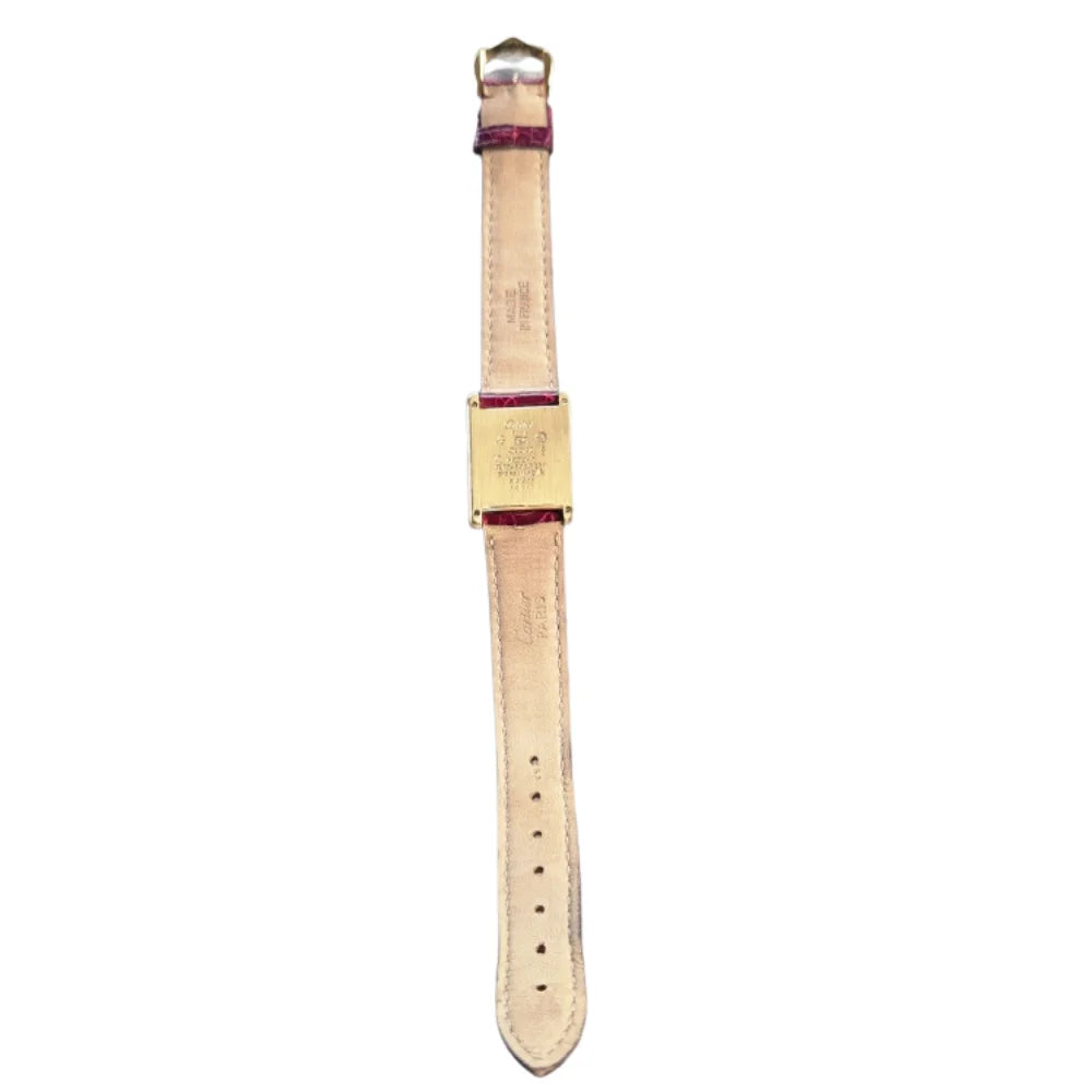 Cartier "Tank" Must Vintage Vermeil Quartz Watch