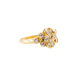 CARTIER ring in yellow gold and diamonds