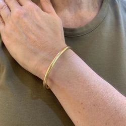 Yellow Gold Bangle Bracelet