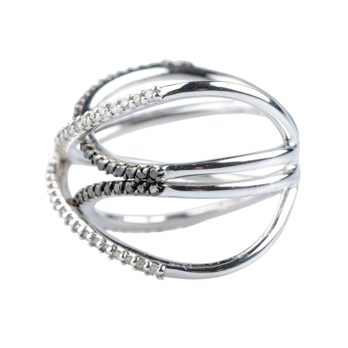 White Gold Diamond Pave Ring
