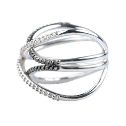 White Gold Diamond Pave Ring