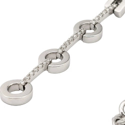White Gold and Diamond Pendant Necklace