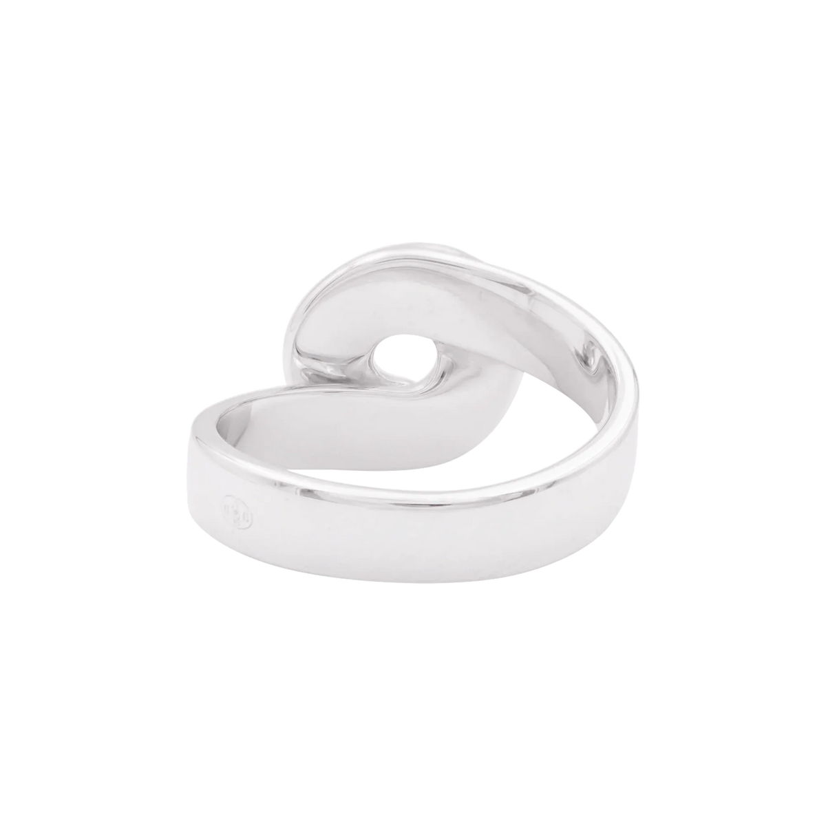 DINH VAN "Double Sens" Pave Ring in white gold and diamonds
