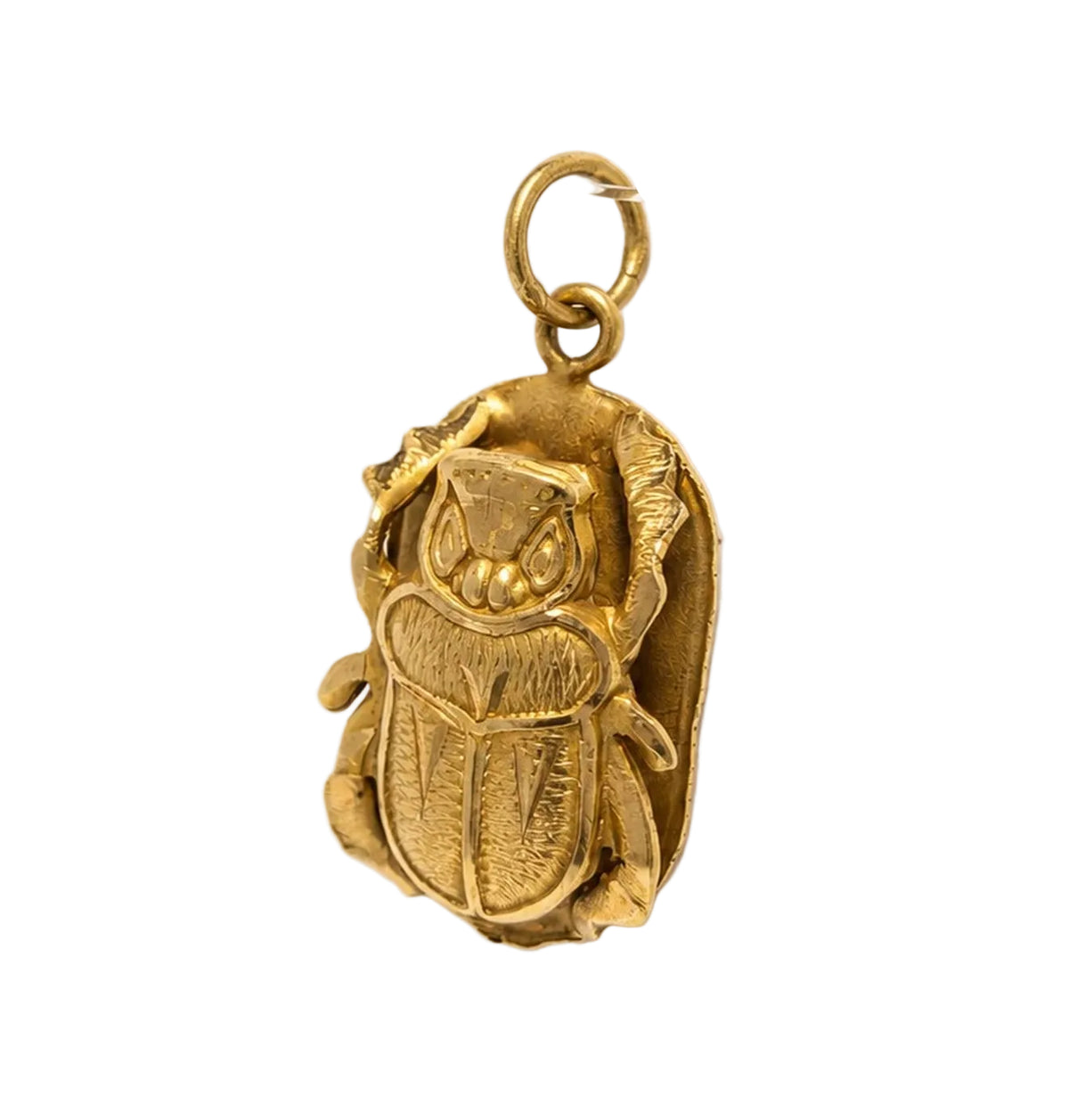 Yellow gold pendant