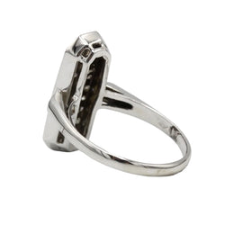 White Gold and Diamond Ring