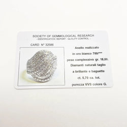 White Gold and Diamond Ring