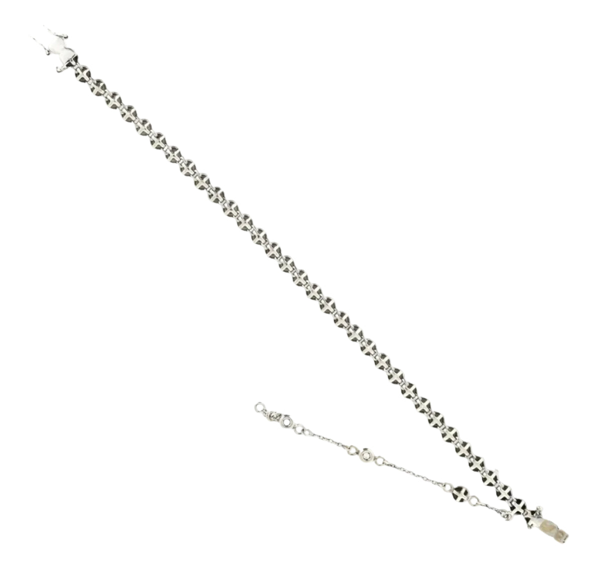 Bracelet Ligne en or blanc et diamants