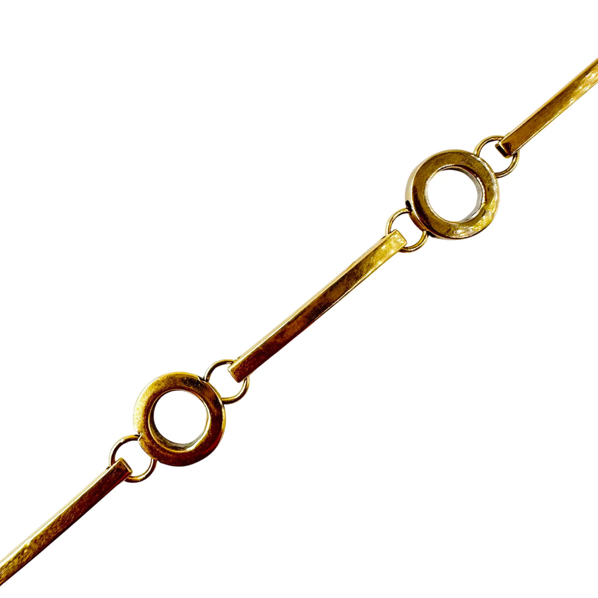 Bracelet Maille en or jaune et or rose