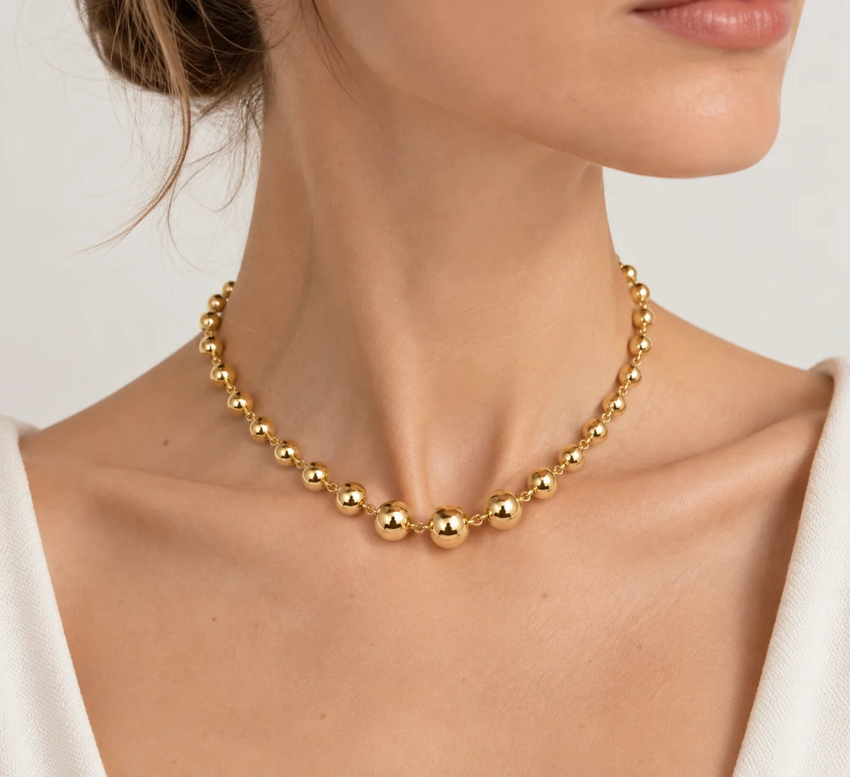 Marseillais Necklace in Yellow gold