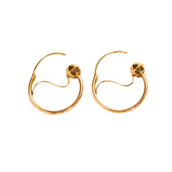 Boucles d'oreilles Créoles en or rose
