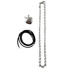 CHAUMET "Coeur Liens" Pendant Necklace in white gold and diamonds