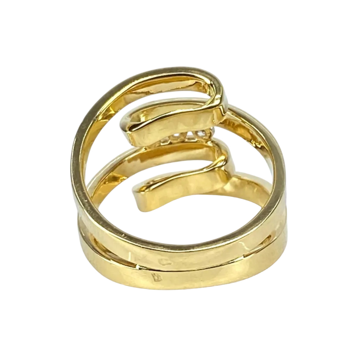 Yellow Gold and Diamond Ring