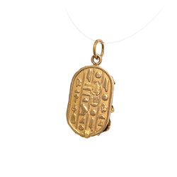 Yellow gold pendant