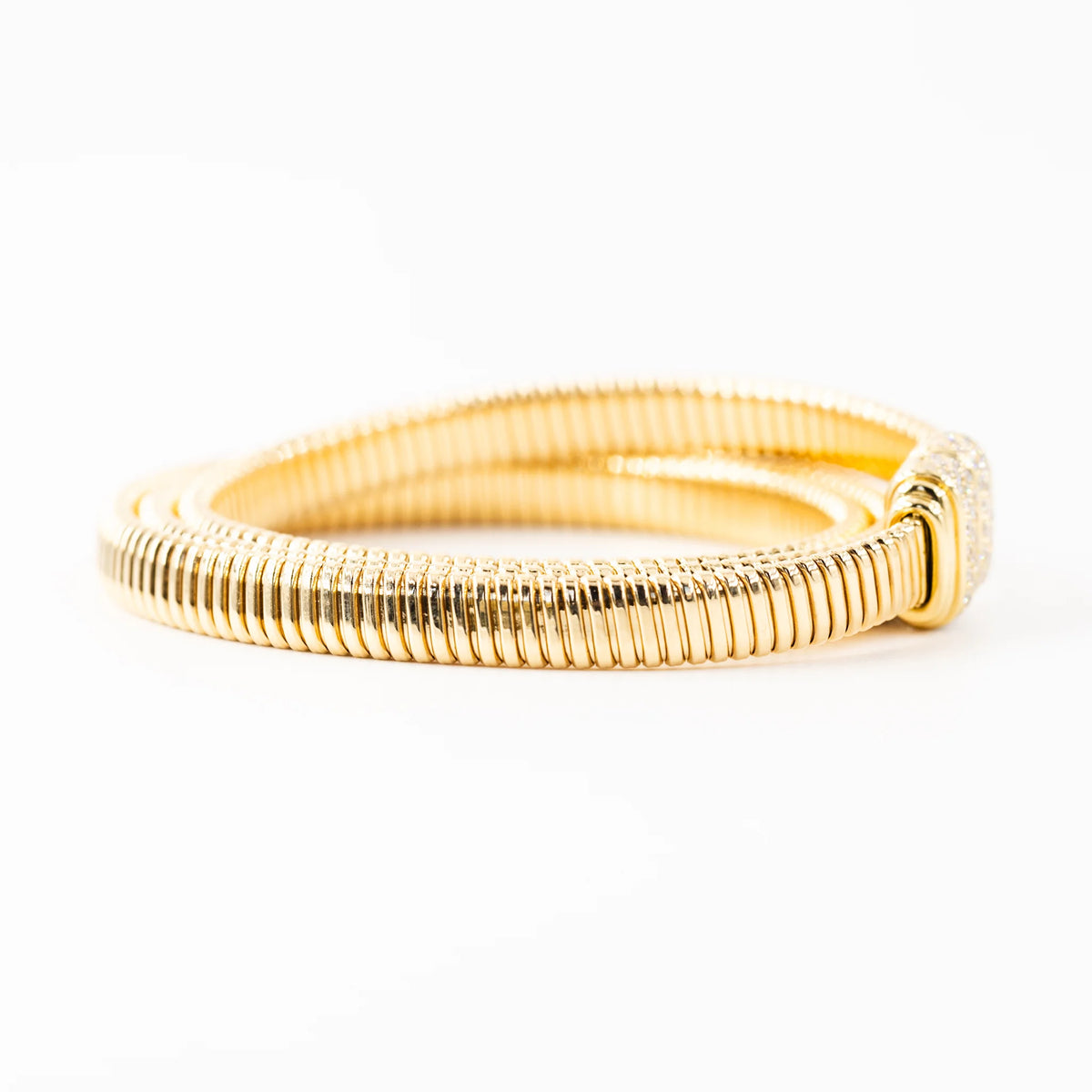 18-carat yellow gold Tubogas bracelet