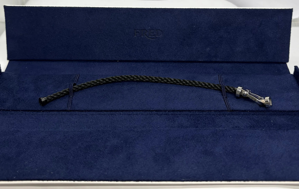 FRED "Force 10" GM Bracelet in White gold