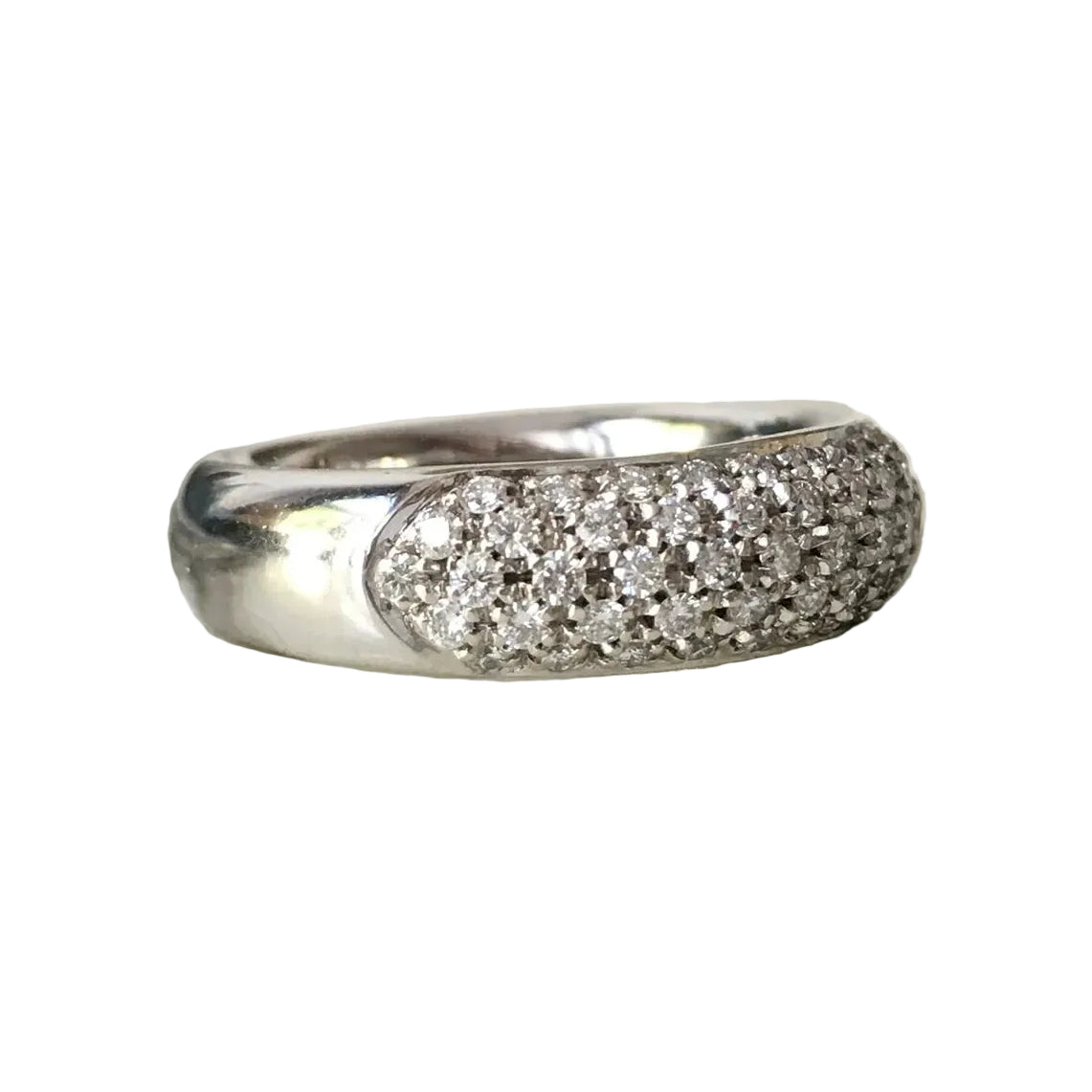 DAMIANI Pave Ring in White Gold and Diamonds