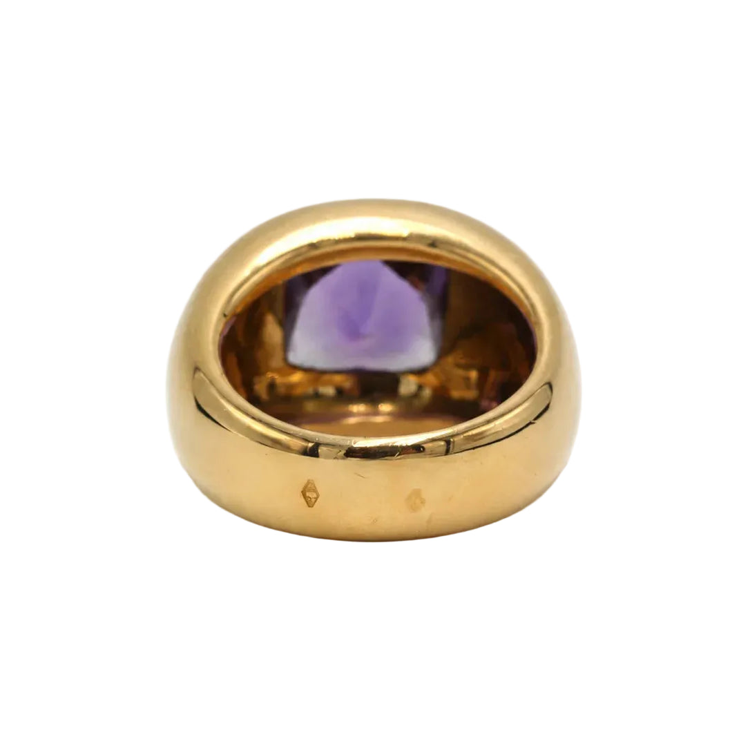 BOUCHERON Dome Ring in yellow gold and Amethyst