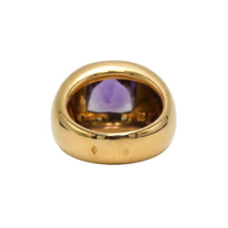 BOUCHERON Dome Ring in yellow gold and Amethyst