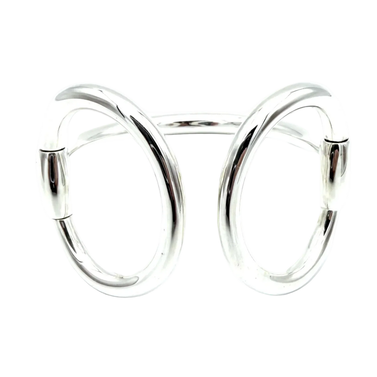 Bracelet Jonc HERMÈS Nausicaa GM en argent