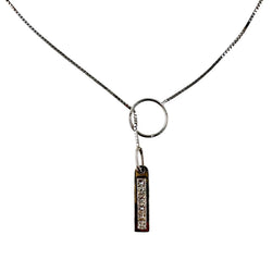 White Gold Necklace with Diamond Pendant