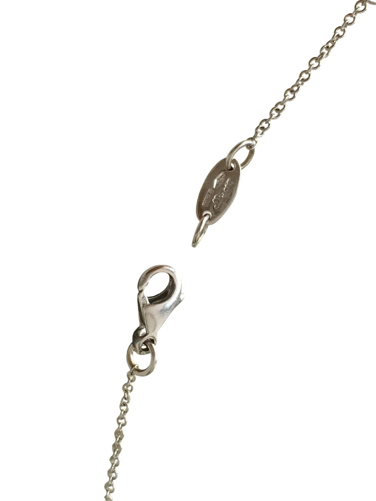 LÉO PIZZO Pendant Necklace in White Gold and Diamonds