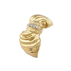 Yellow Gold and Diamond Ring