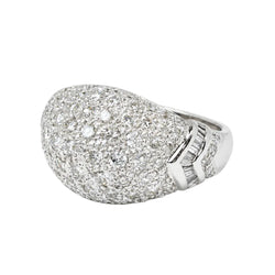 White Gold Diamond Pave Ring