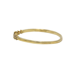 ARISTOCRAZY "Les Délicieux" Wedding Band in Yellow Gold and Diamonds