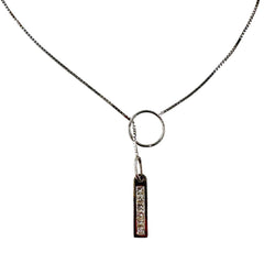 White Gold Necklace with Diamond Pendant