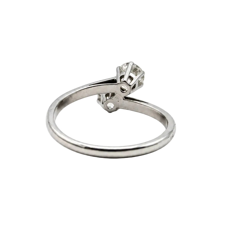 "Toi & Moi" Ring in White Gold and Diamonds