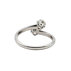 "Toi & Moi" Ring in White Gold and Diamonds