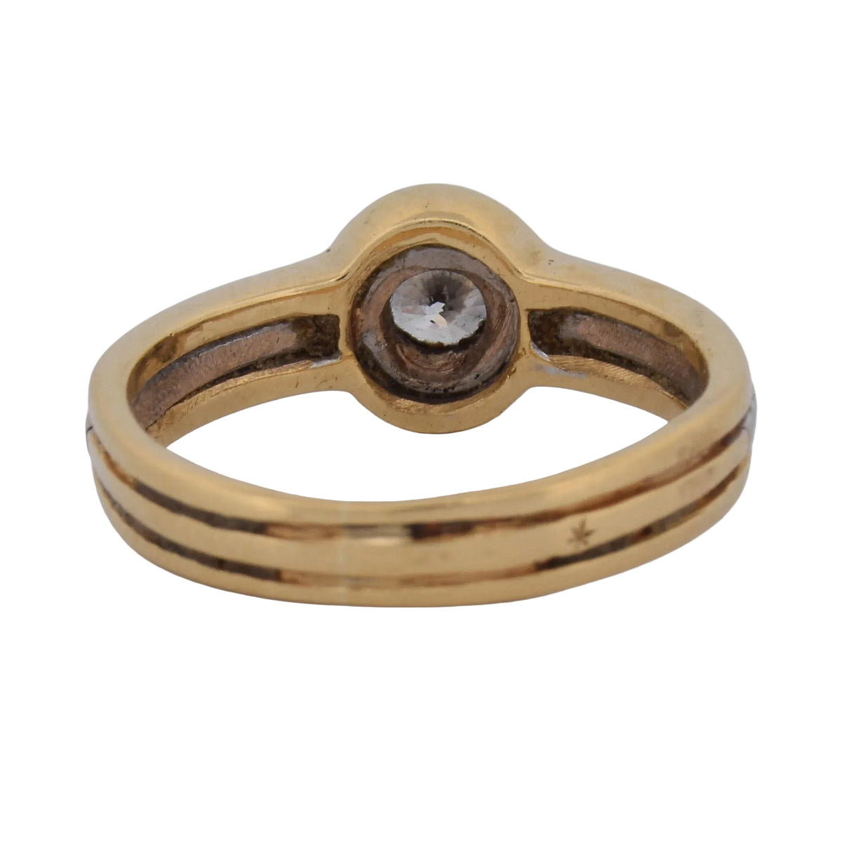 Solitaire Ring in Yellow gold, Rose gold, and Diamond