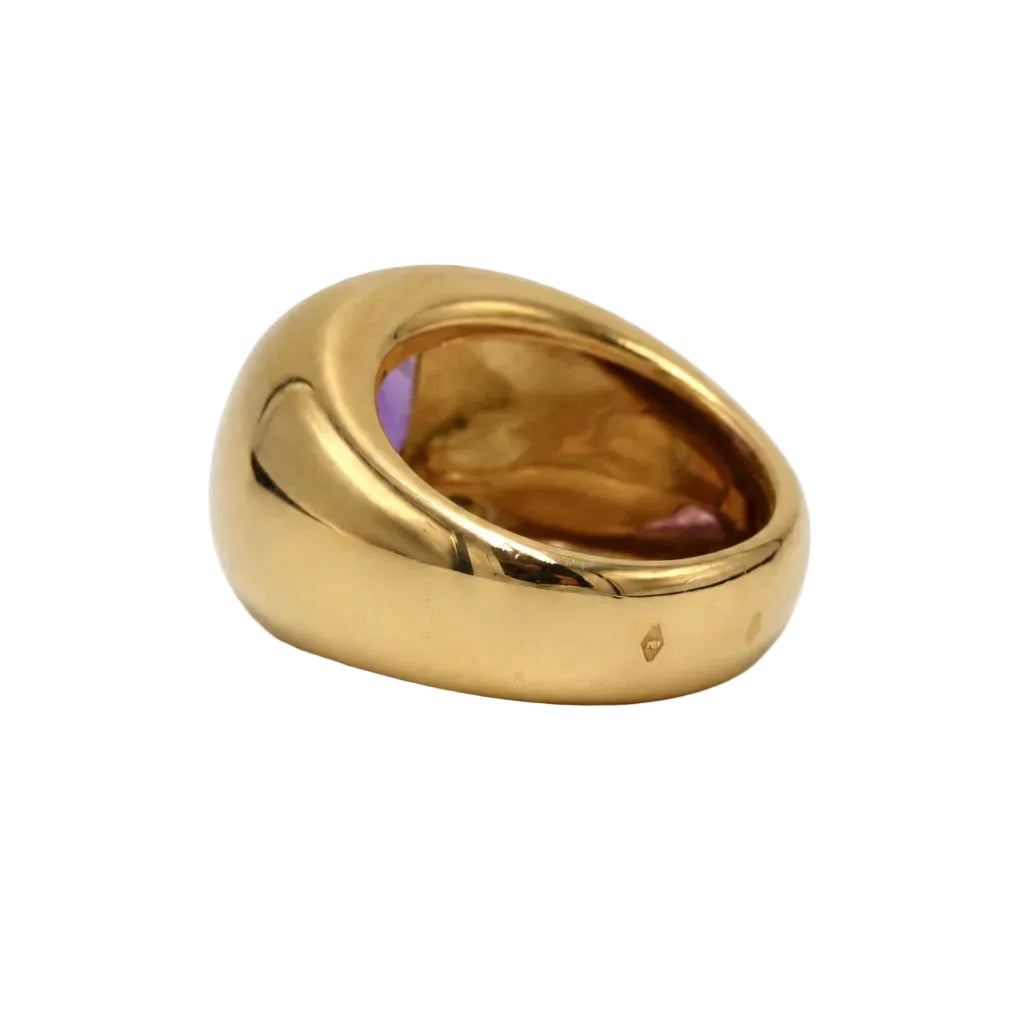 BOUCHERON Dome Ring in yellow gold and Amethyst