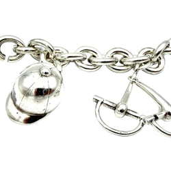 GAÉTAN DE PERCIN Silver Charm Bracelet