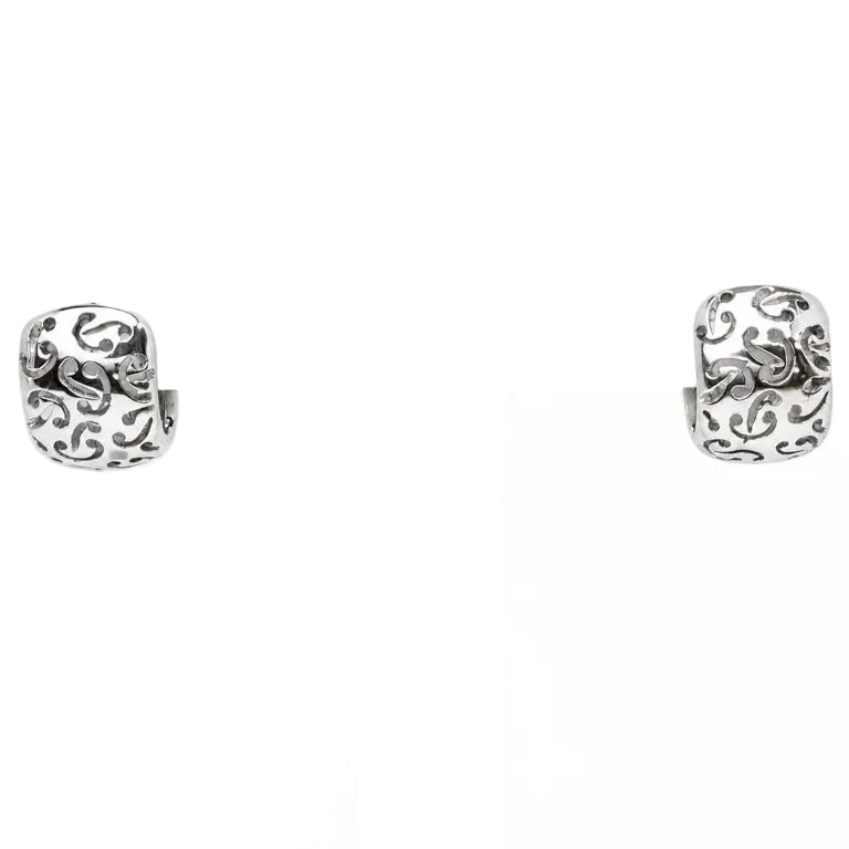 POIRAY Hoop Earrings in White Gold