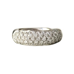 DAMIANI Pave Ring in White Gold and Diamonds