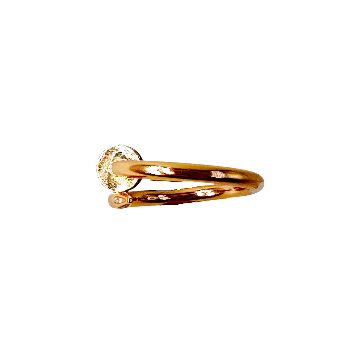 CARTIER "Juste un Clou" ring in rose gold and diamonds