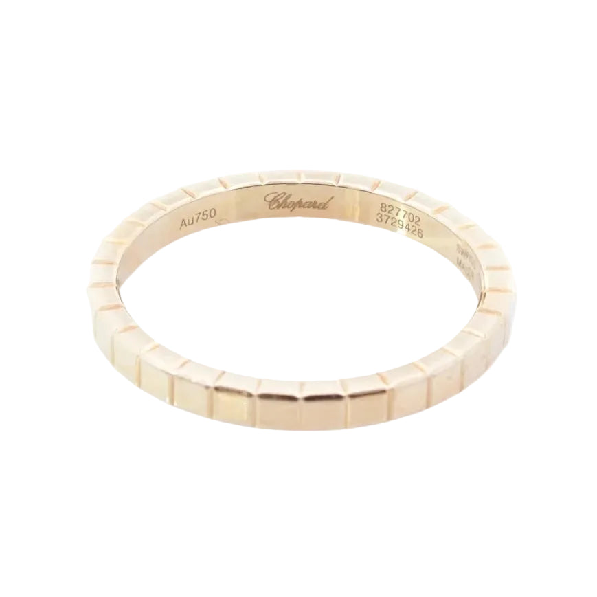 Bague Alliance CHOPARD Ice Cube en or rose