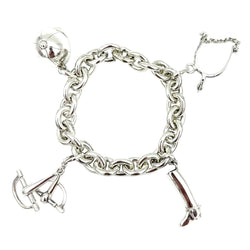 GAÉTAN DE PERCIN Silver Charm Bracelet