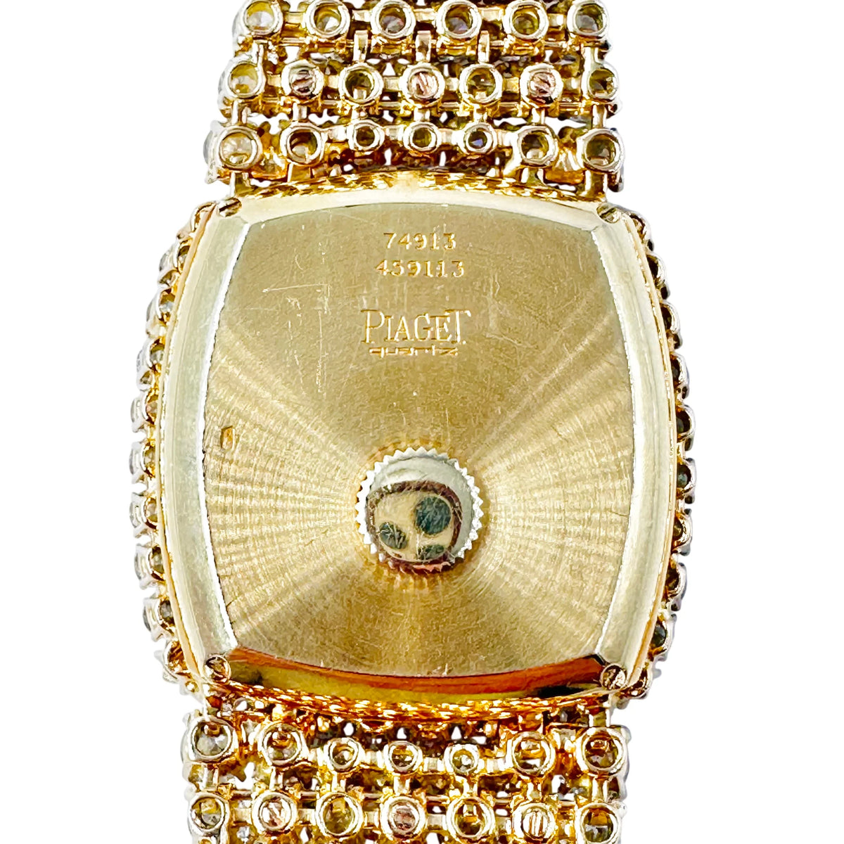 PIAGET watch in yellow gold and diamonds