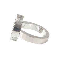 CHOPARD "Happy Spirit" Solitaire Ring in White Gold with Diamonds