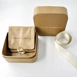 DAVID YURMAN "Albion" Ring in Silver, Yellow Gold, and Citrine