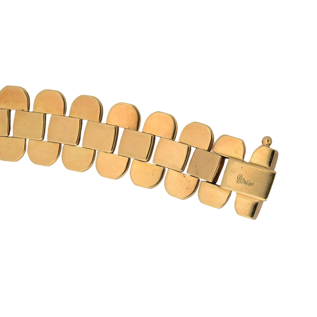DAMIANI Link Necklace in white gold, yellow gold, and diamonds
